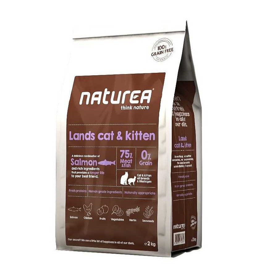 Gatos Naturea Pienso Seco | Naturea Cat&Kitten Lands Salm N Pienso