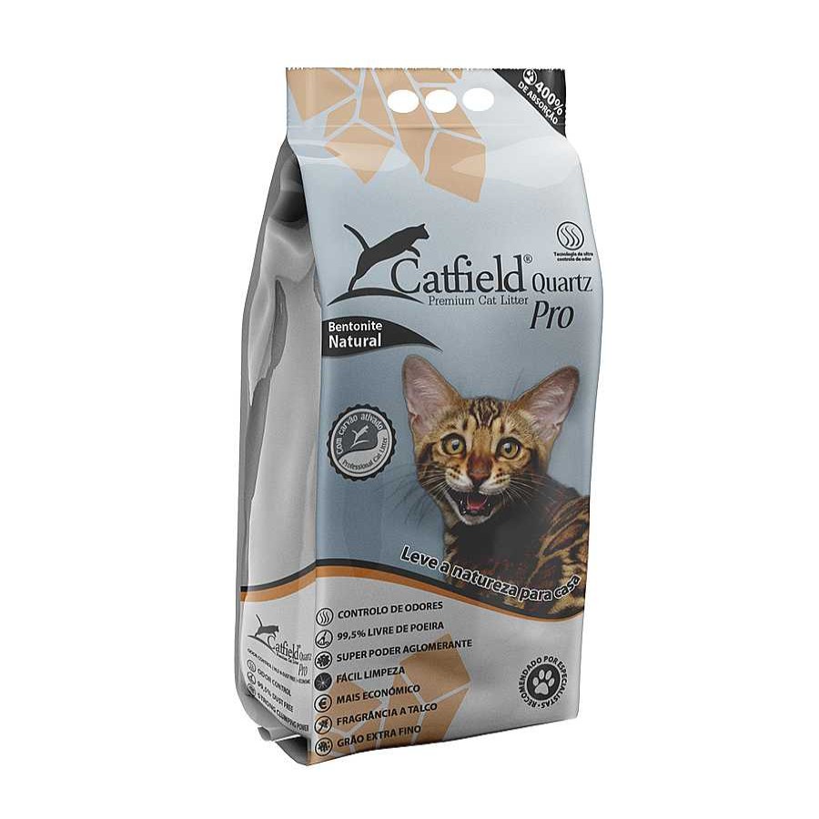 Gatos Catfield Arenas | Catfield Premium Quartz Pro Arena Aglomerante Para Gatos