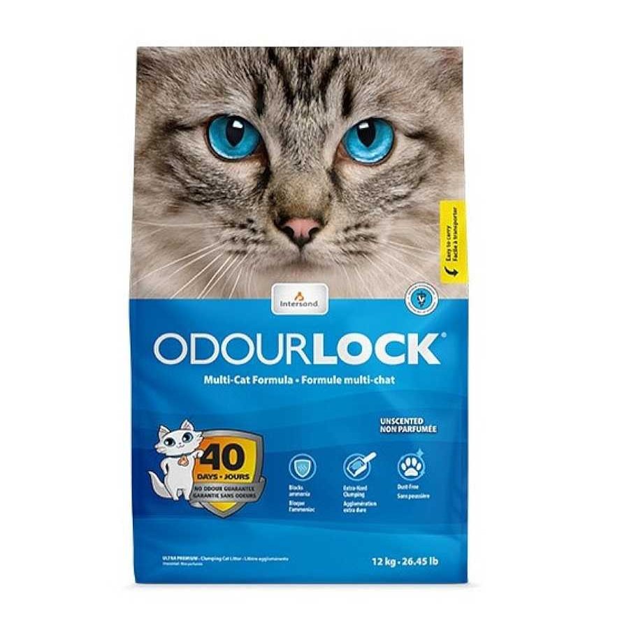 Gatos Odourlock | Intersand Odourlock Arena Aglomerante Inolora Para Gatos