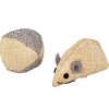 Gatos Flamingo Juguetes | Flamingo Rat N Y Pelota Beige Para Gatos