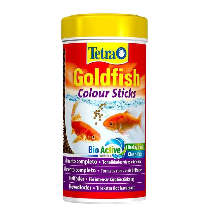 Peces Tetra Alimentaci N Para Peces | Tetra Goldfish Colour Sticks Para Peces De Agua Fr A