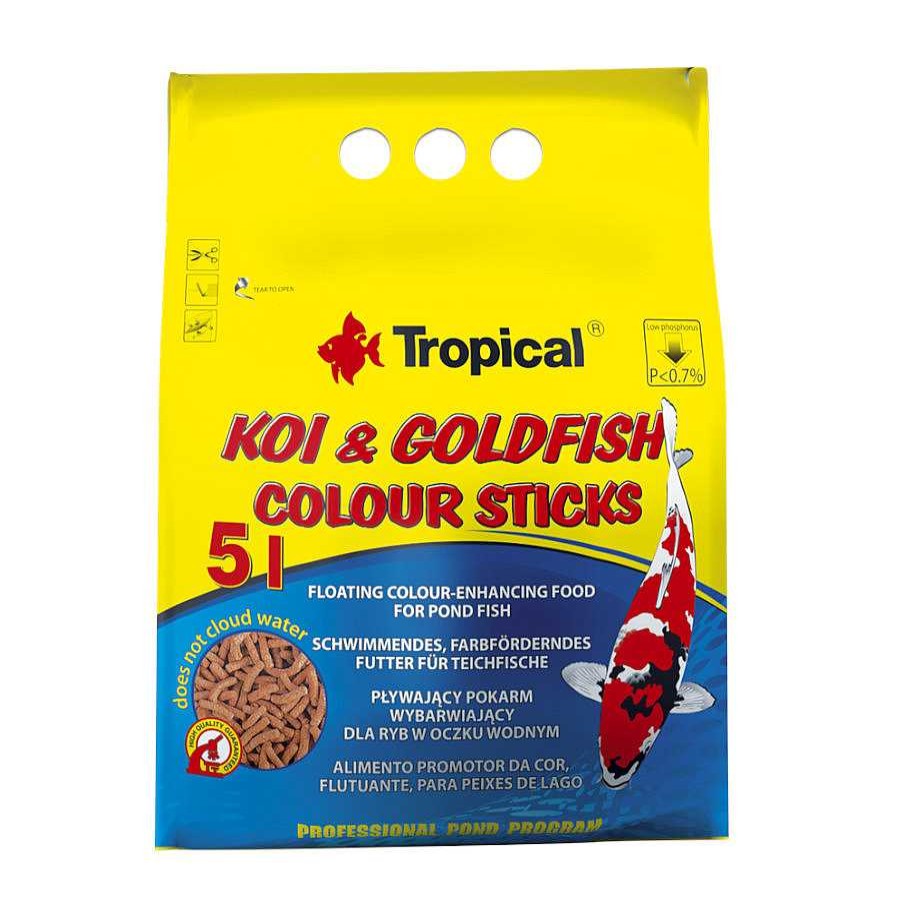 Peces Tropical Alimentaci N Para Peces | Tropical Koi & Goldfish Colour Sticks Alimento Para Peces