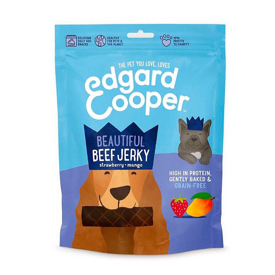 Perros Edgard & Cooper Snacks Y Chuches | Edgard & Cooper Jerky De Ternera Para Perros