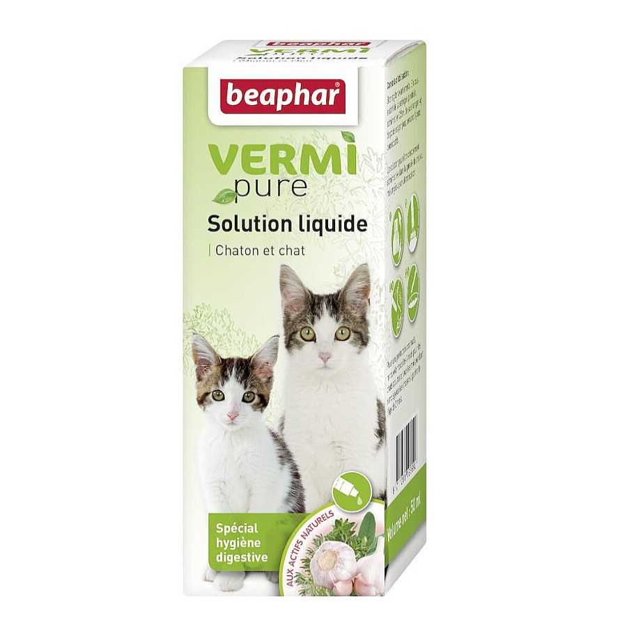 Gatos Beaphar | Beaphar Vermipure Repelente Interno Natural L Quido Para Gatos