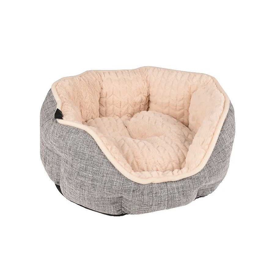 Perros Flamingo Camas | Flamingo Zupo Oct Gono Gris Cama Cuna Para Perros Y Gatos