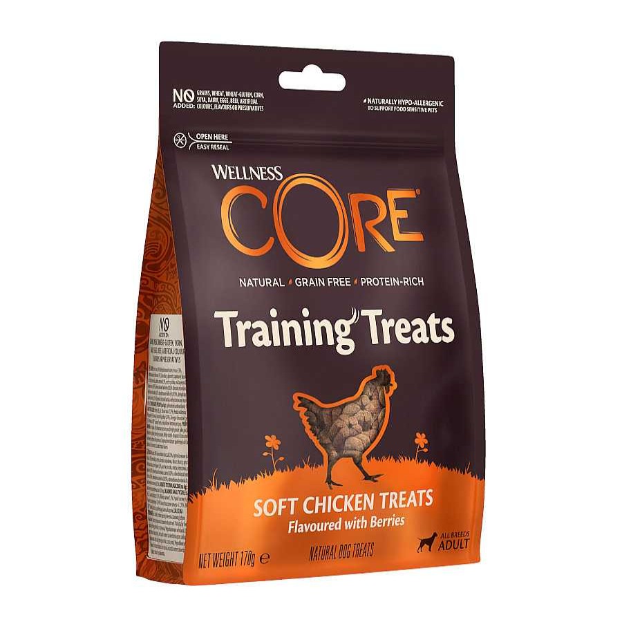 Perros Wellness Core Snacks Y Chuches | Wellness Core Bocaditos Protein Treats Pollo Para Perros