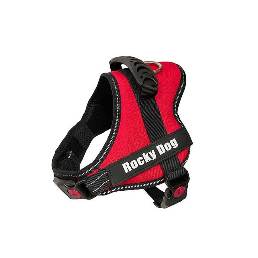 Perros Outech Arneses, Collares Y Correas | Outech Rocky Arn S Ergon Mico Rojo Para Perros