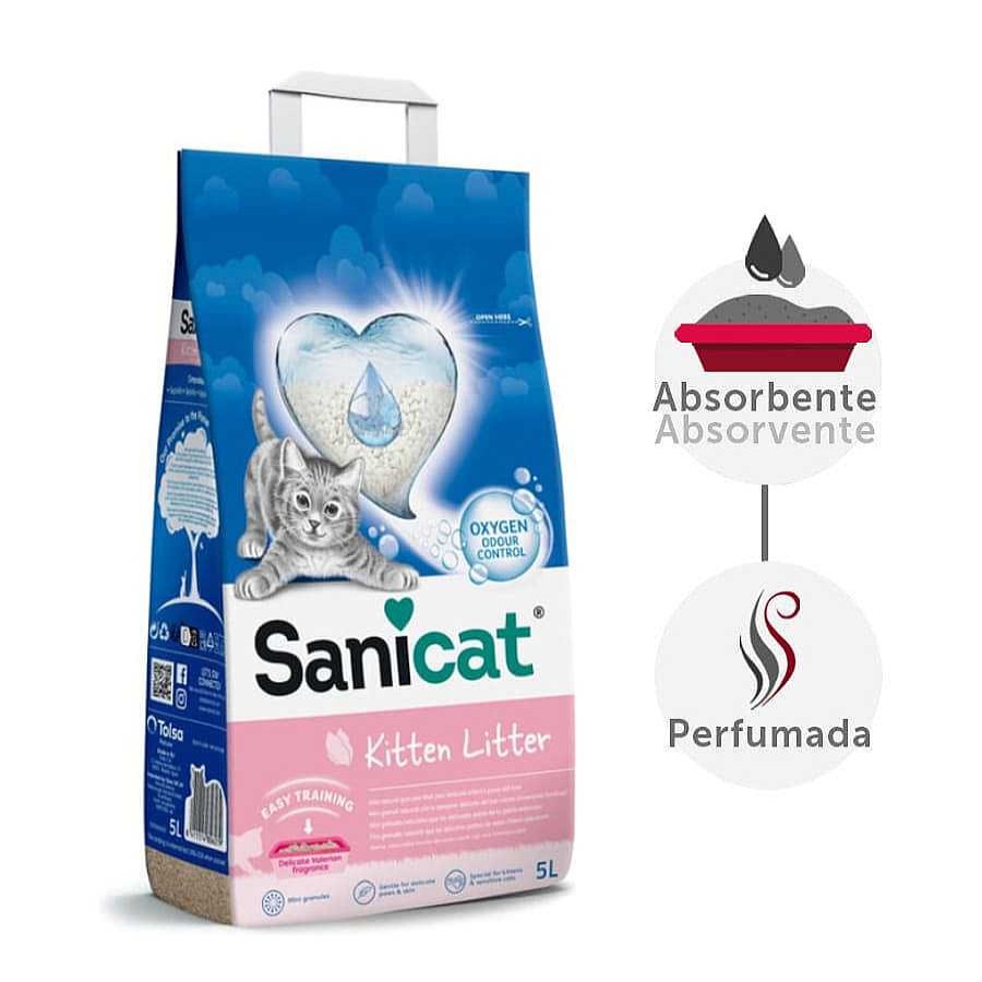 Gatos Sanicat Arenas | Sanicat Kitten Arena Superabsorbente Para Gatitos