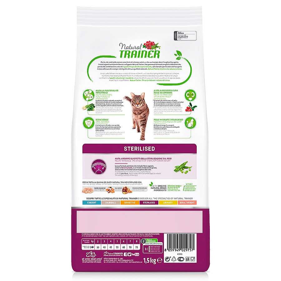 Gatos Natural Trainer Pienso Seco | Natural Trainer Sterilised Pienso Para Gatos