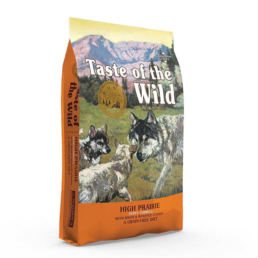 Perros Taste of the Wild Pienso Seco | Taste Of The Wild Puppy High Prairie Bisonte Y Venado Pienso Para Perros