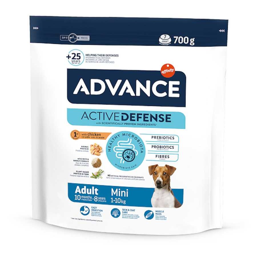 Perros Advance Pienso Seco | Advance Mini Adult Active Defense Pollo Y Arroz Pienso Para Perros