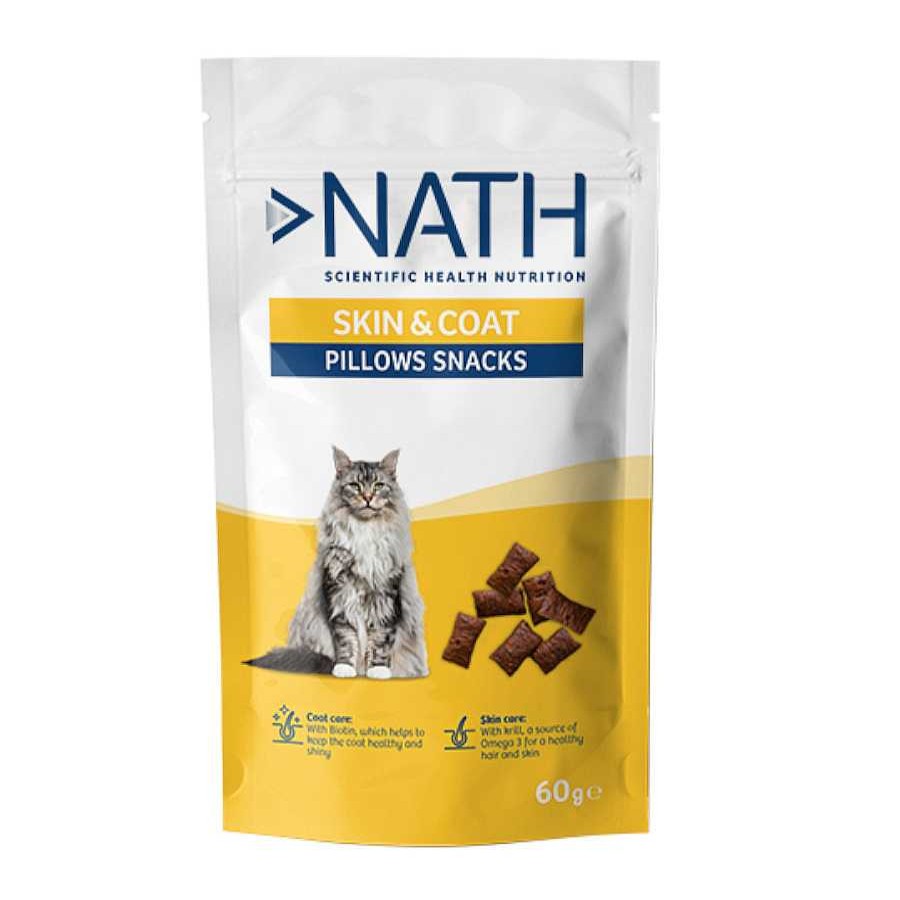 Gatos Nath Snacks | Nath Galletas Skin&Coat Para Gatos