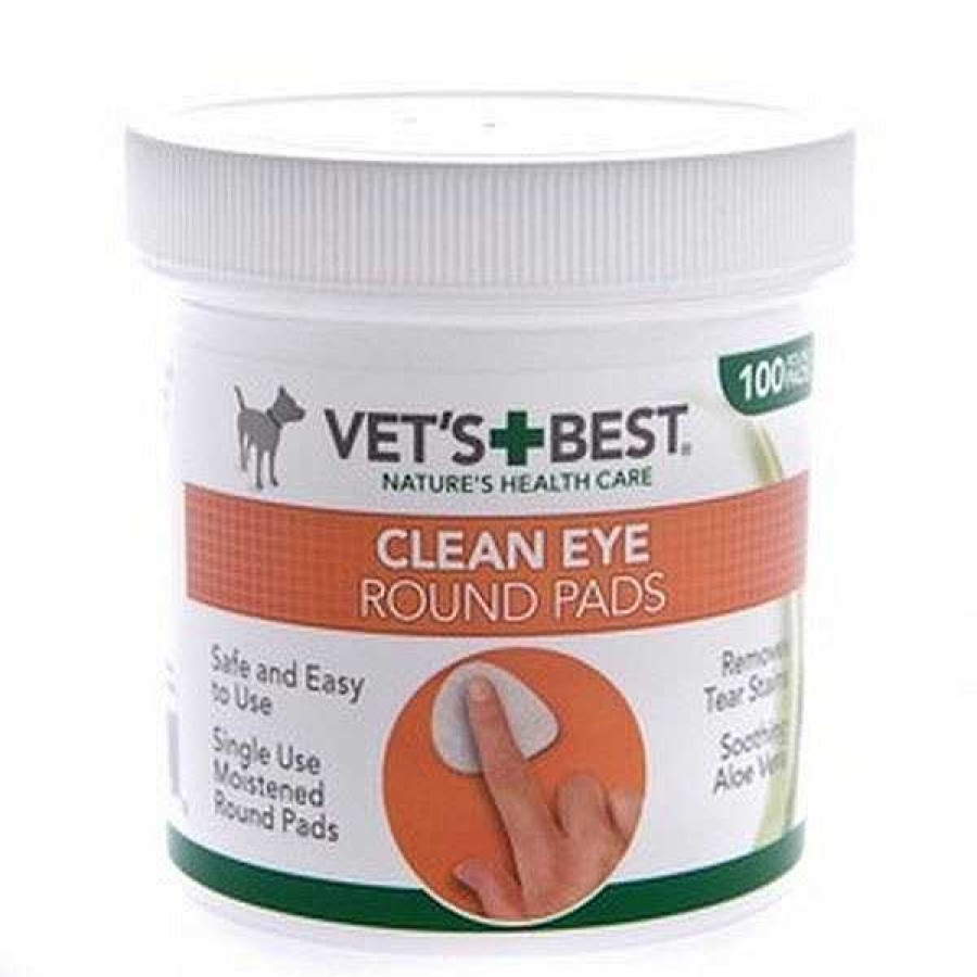 Perros Vet's Best Salud Y Complementos | Vet'S+Best Finger Pads Limpiador De Ojos Para Perros