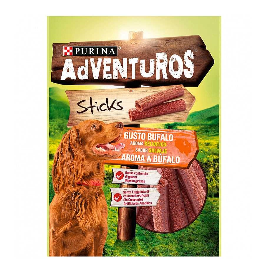 Perros Adventuros Snacks Y Chuches | Adventuros Palitos B Falo Para Perros