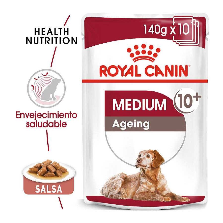 Perros Royal Canin Comida H Meda | Royal Canin Medium Ageing Sobre En Salsa Para Perros