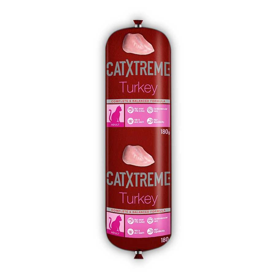 Gatos Catxtreme Snacks | Catxtreme Salchicha Pavo Y Guisantes Para Gatos