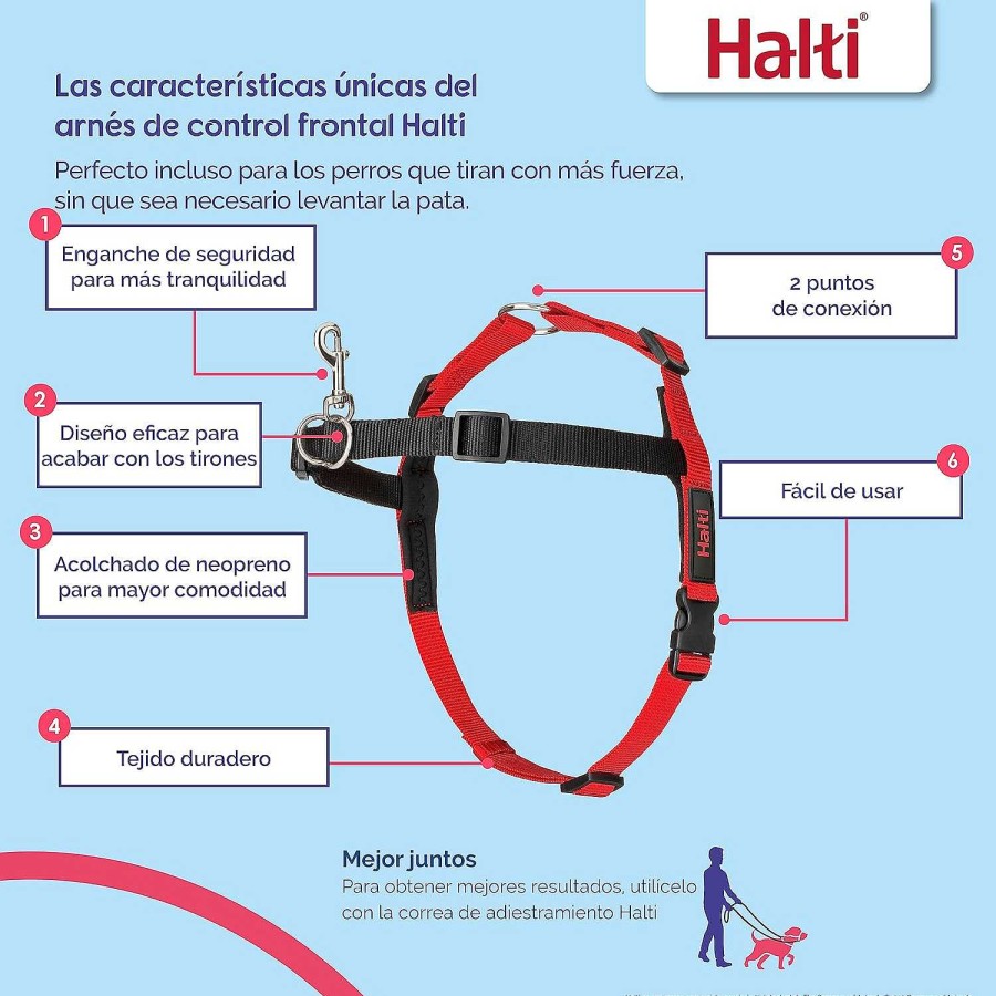 Perros Halti Arneses, Collares Y Correas | Halti Arn S De Adiestramiento Antitirones Para Perros