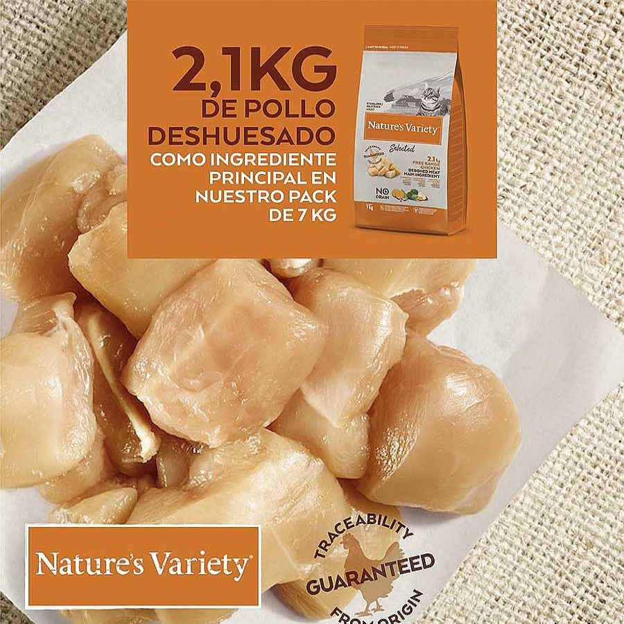 Gatos Nature's Variety Pienso Seco | Nature'S Variety Selected Adult Sterilised Pollo Para Gatos