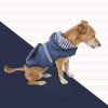 Perros Outech Ropa | Outech Impermeable Con Bolsillo Azul Marino Para Perros