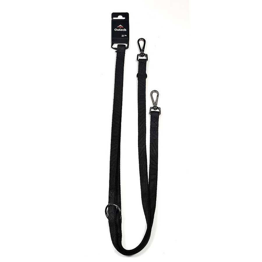 Perros Outech Arneses, Collares Y Correas | Outech Neo Training Leash Correa Negra Para Perros