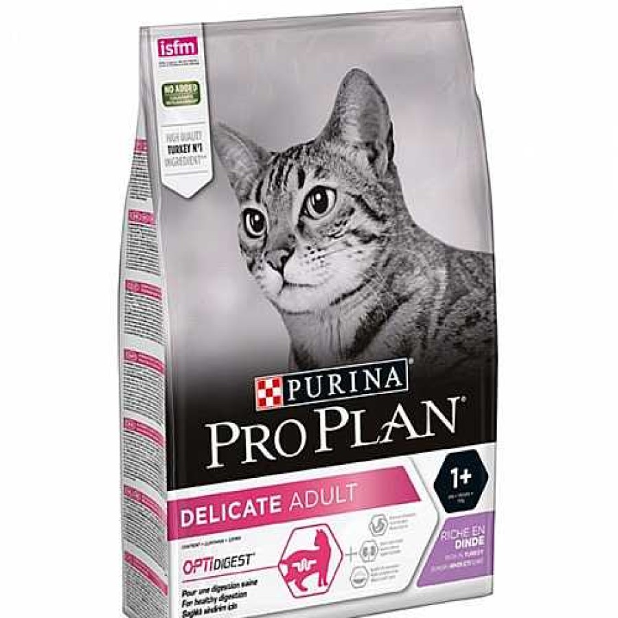 Gatos Pro Plan Pienso Seco | Pro Plan Adult Delicate Digestion Adult Pavo Pienso Para Gatos