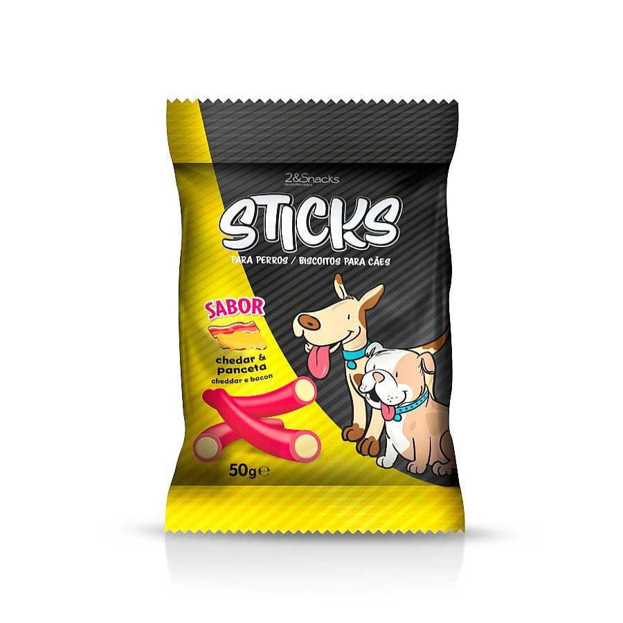 Perros 2&Snacks Snacks Y Chuches | 2&Snacks Sticks De Cheddar & Bacon Para Perros