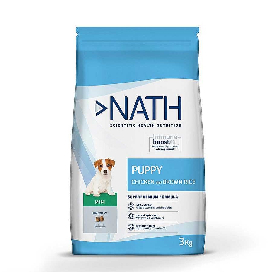 Perros Nath Pienso Seco | Nath Puppy Mini Pollo Pienso Para Perros