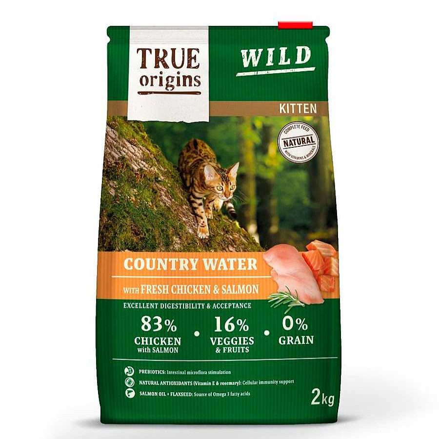 Gatos True Origins Pienso Seco | True Origins Wild Kitten Country Water Pollo Y Salm N Pienso