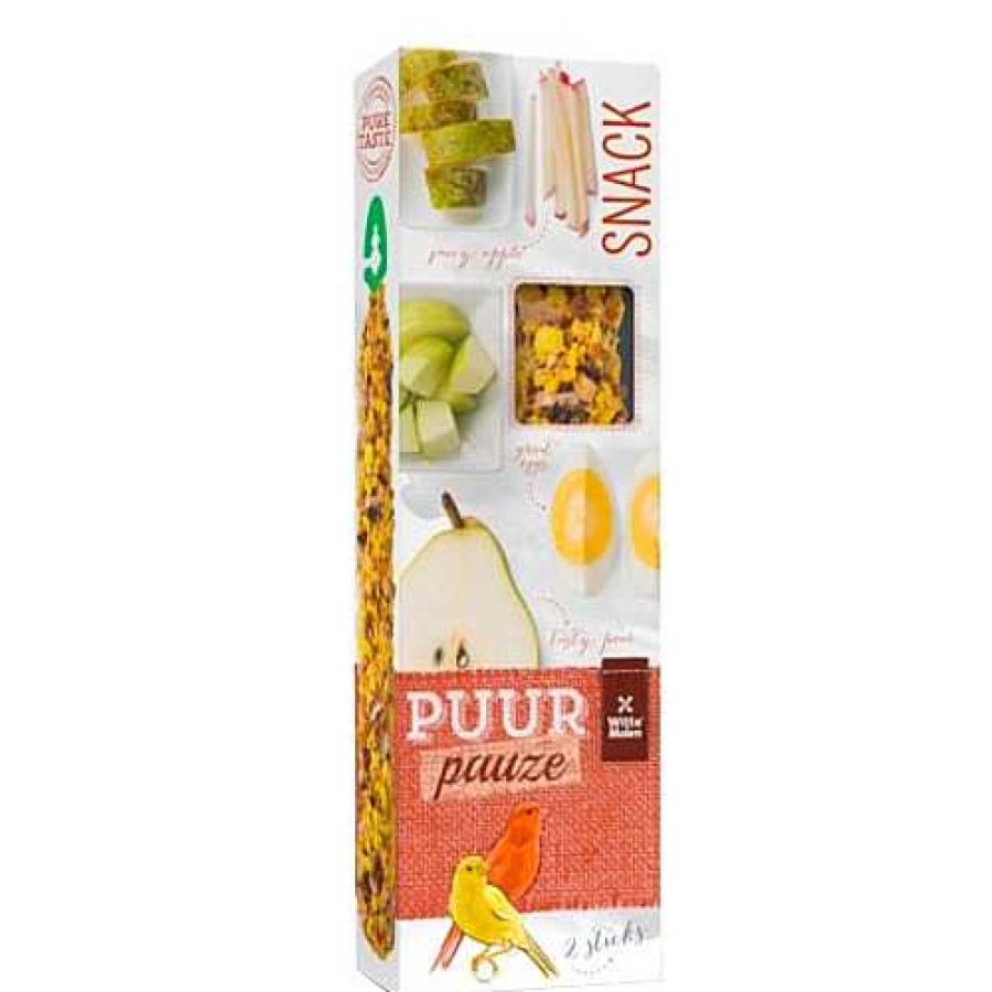 P Jaros Puur Snacks Para P Jaros | Puur Pauze Barritas Fruta Y Huevo Para Canarios