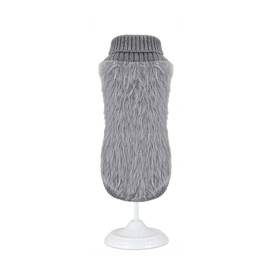 Perros Nayeco Ropa | Nayeco Punto Glam Jersey Gris Para Perros