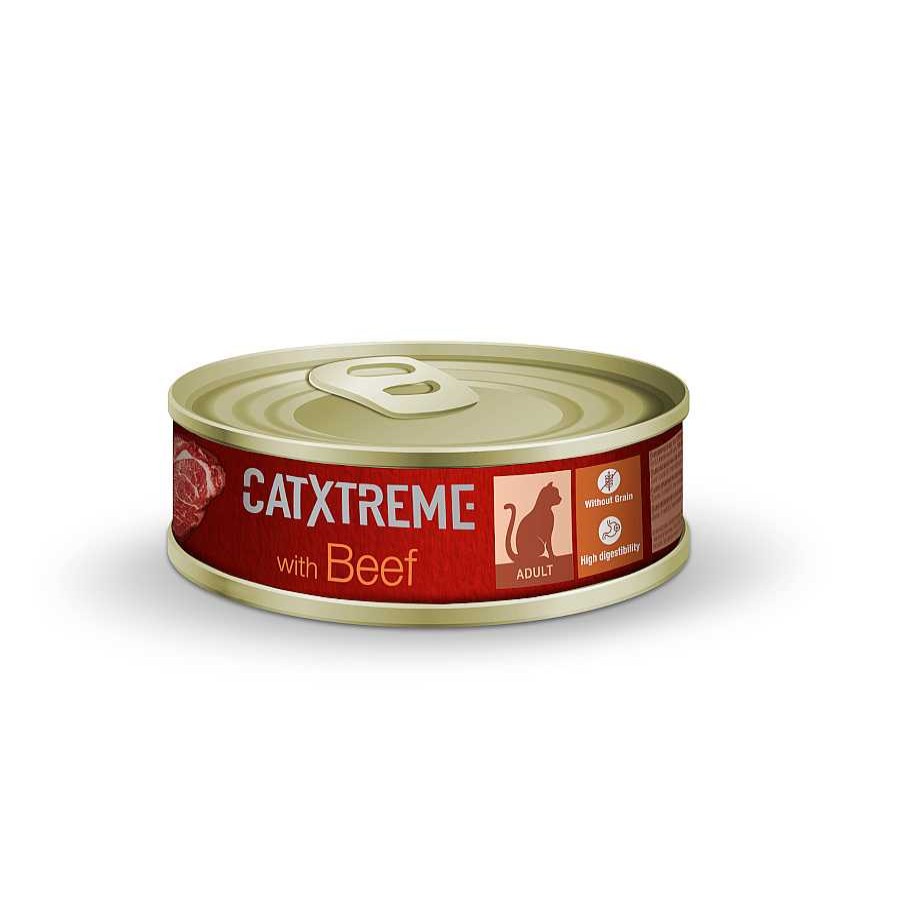 Gatos Catxtreme Comida H Meda | Catxtreme Sterilised Ternera En Pat Lata Para Gatos