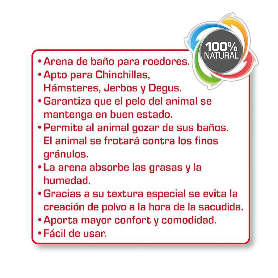 Accesorios Beaphar | Beaphar Care+ Arena De Ba O Para Chinchillas