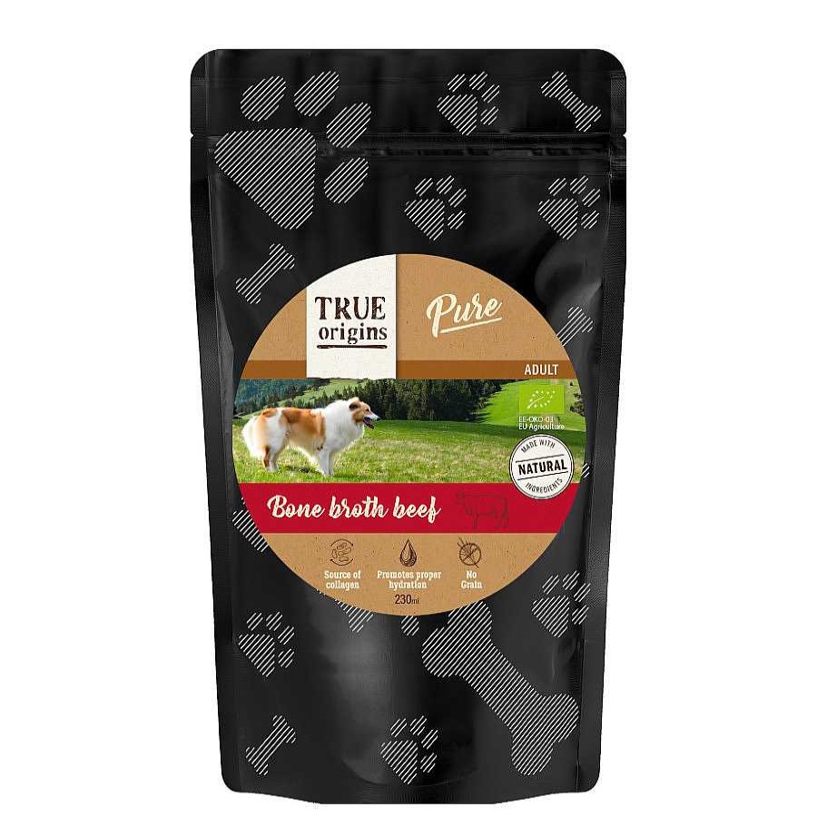 Perros True Origins Comida H Meda | True Origins Pure Caldo De Huesos De Ternera Sobre Para Perros