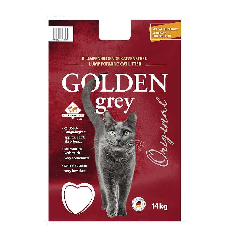 Gatos Golden Grey | Golden Grey Arena Fina Aglomerante Para Gatos