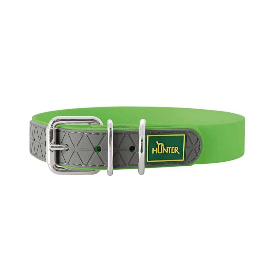 Perros Hunter Arneses, Collares Y Correas | Hunter Convenience Collar Verde Para Perros