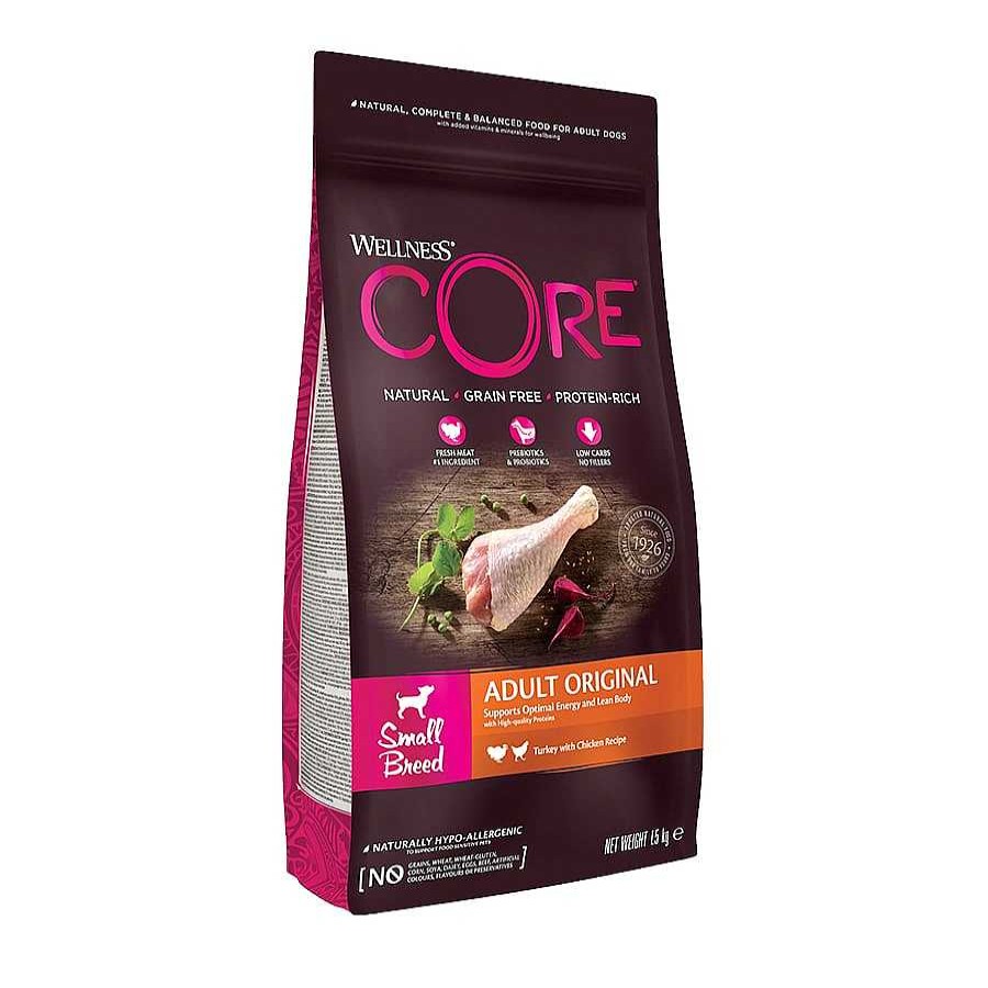 Perros Wellness Core Pienso Seco | Wellness Core Adult Small Original Pavo Y Pollo Pienso Para Perros