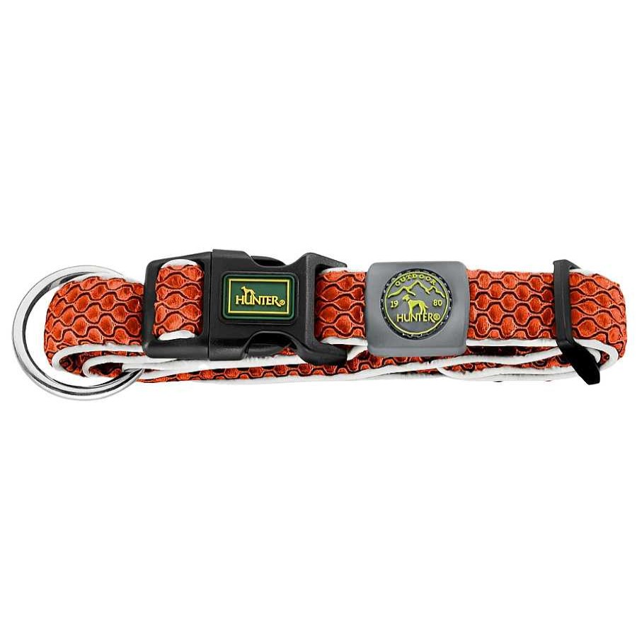 Perros Hunter Arneses, Collares Y Correas | Hunter Hilo Vario Basic Collar Naranja Para Perros