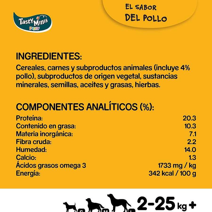 Perros Pedigree Snacks Y Chuches | Pedigree Tasty Minis Premios Sabor Pollo Para Perros Cachorros